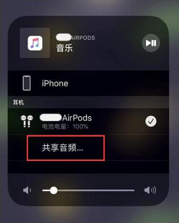 乐清苹果14音频维修点分享iPhone14音频共享设置方法 