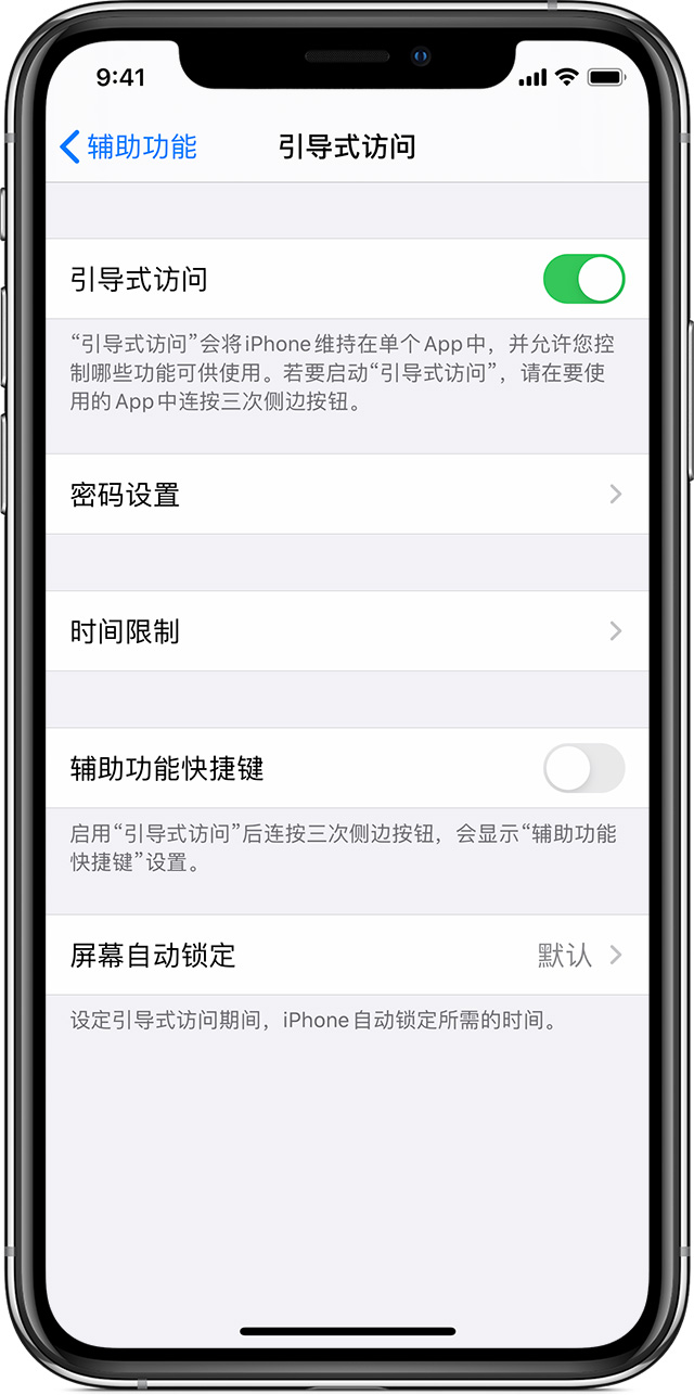 乐清苹果手机维修分享如何在 iPhone 上退出引导式访问 