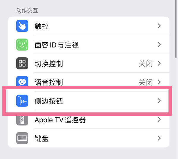 乐清苹果14维修店分享iPhone14 Plus侧键双击下载功能关闭方法 